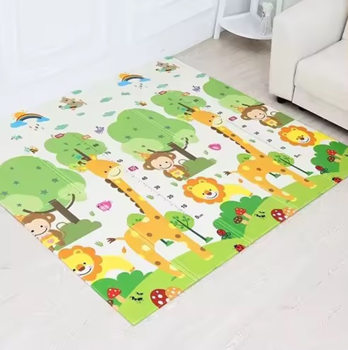 Edukacinis dvipusis kilimėlis 200x180 cm