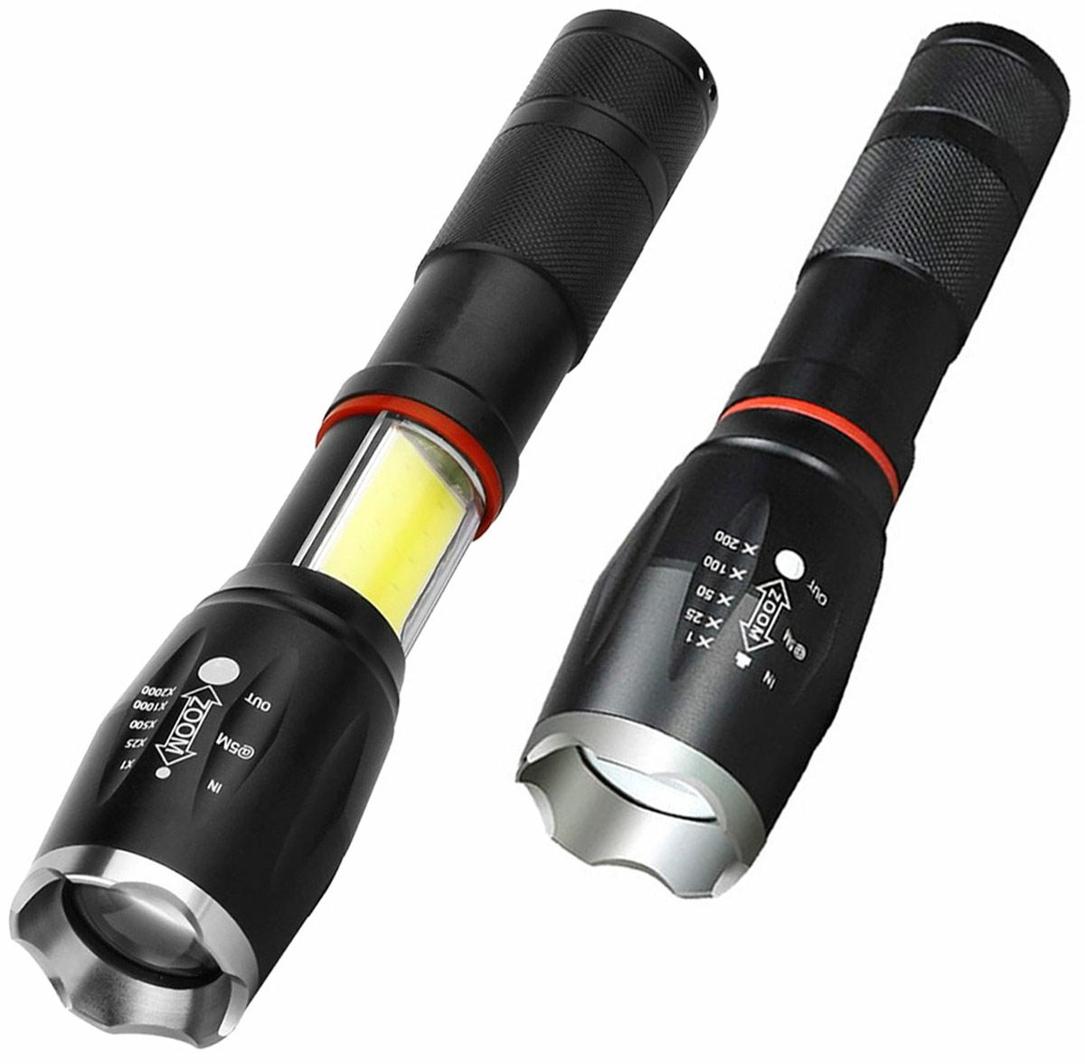 Žibintuvėlis zd76a led t6, su zoom funkcija, 300 m