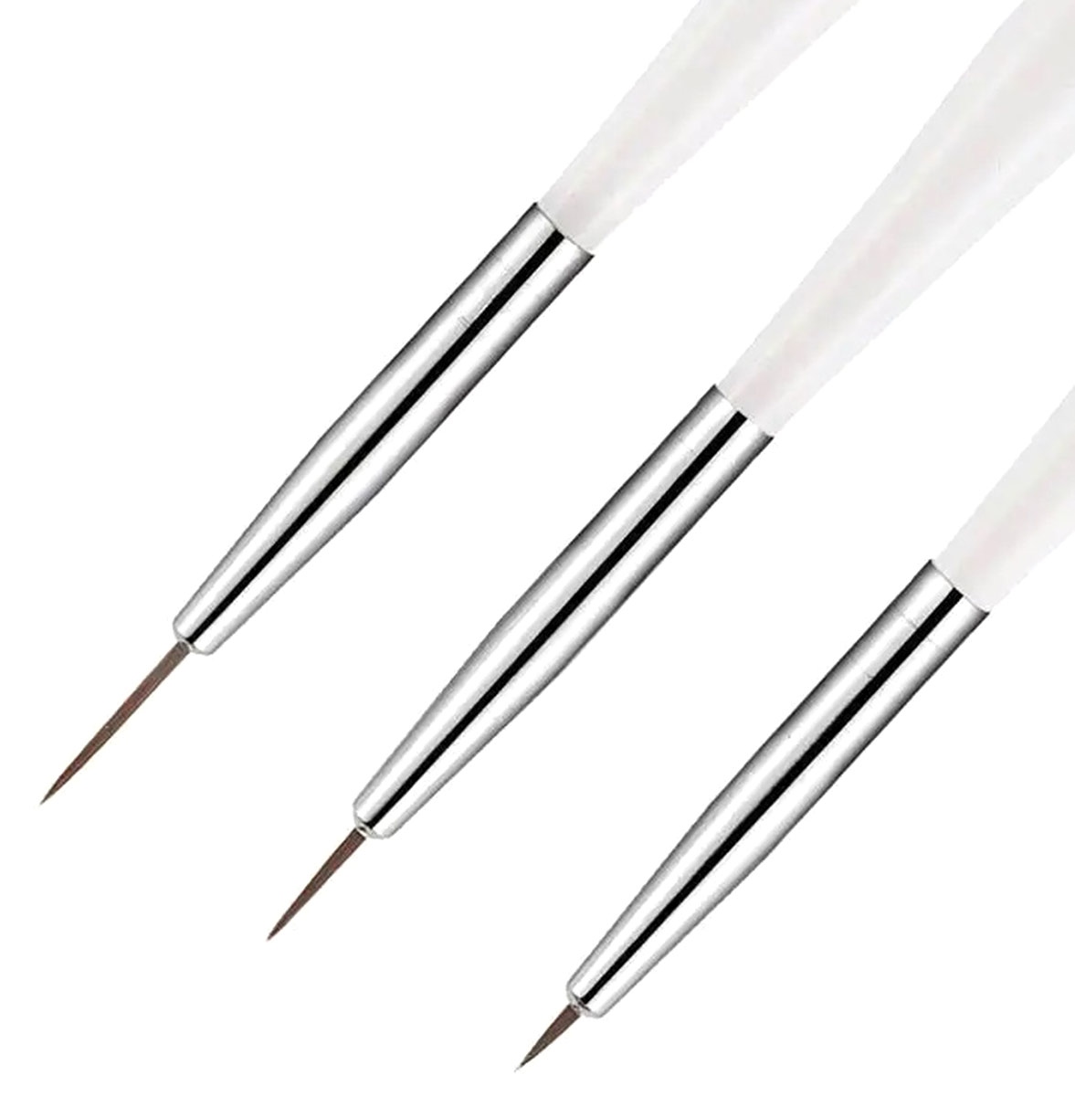 Nagų šepetėlių rinkinys ag533e, 3 vnt. 2