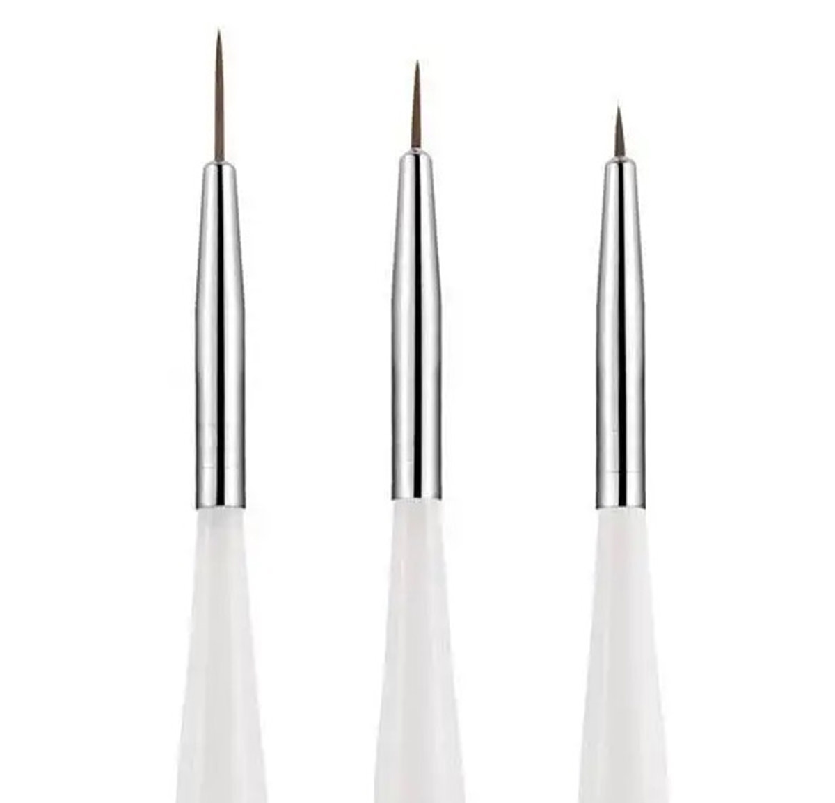 Nagų šepetėlių rinkinys ag533e, 3 vnt. 3