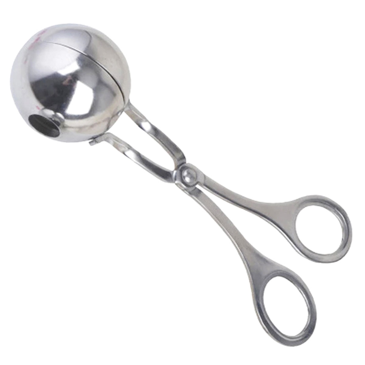 Žnyplės mėsos kukuliams formuoti, nerūdijančio plieno, 17 cm