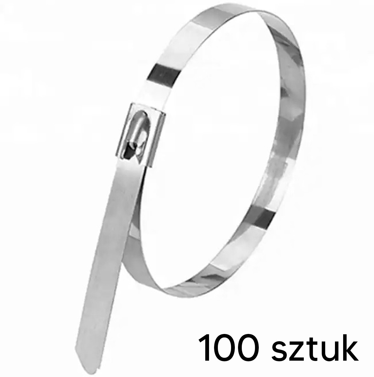Tvirtinimo juostos iš nerūdijančio plieno 300x4,6 mm, 100 vnt. 1