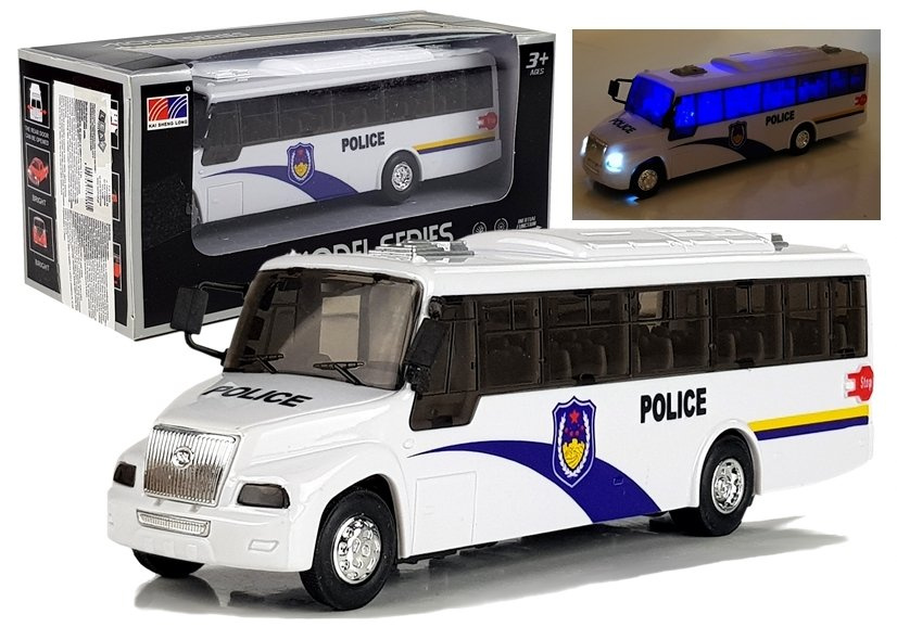 Policijos autobusas lean toys model series, 21 cm