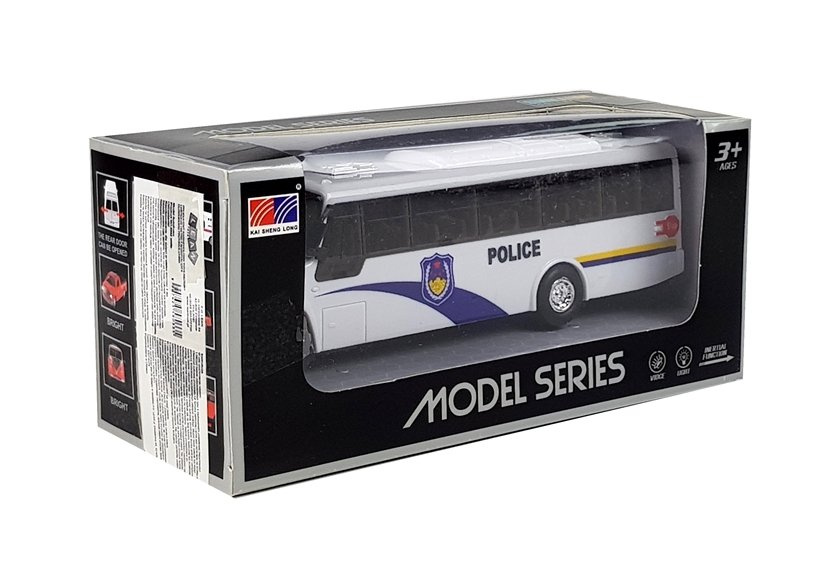 Policijos autobusas lean toys model series, 21 cm
