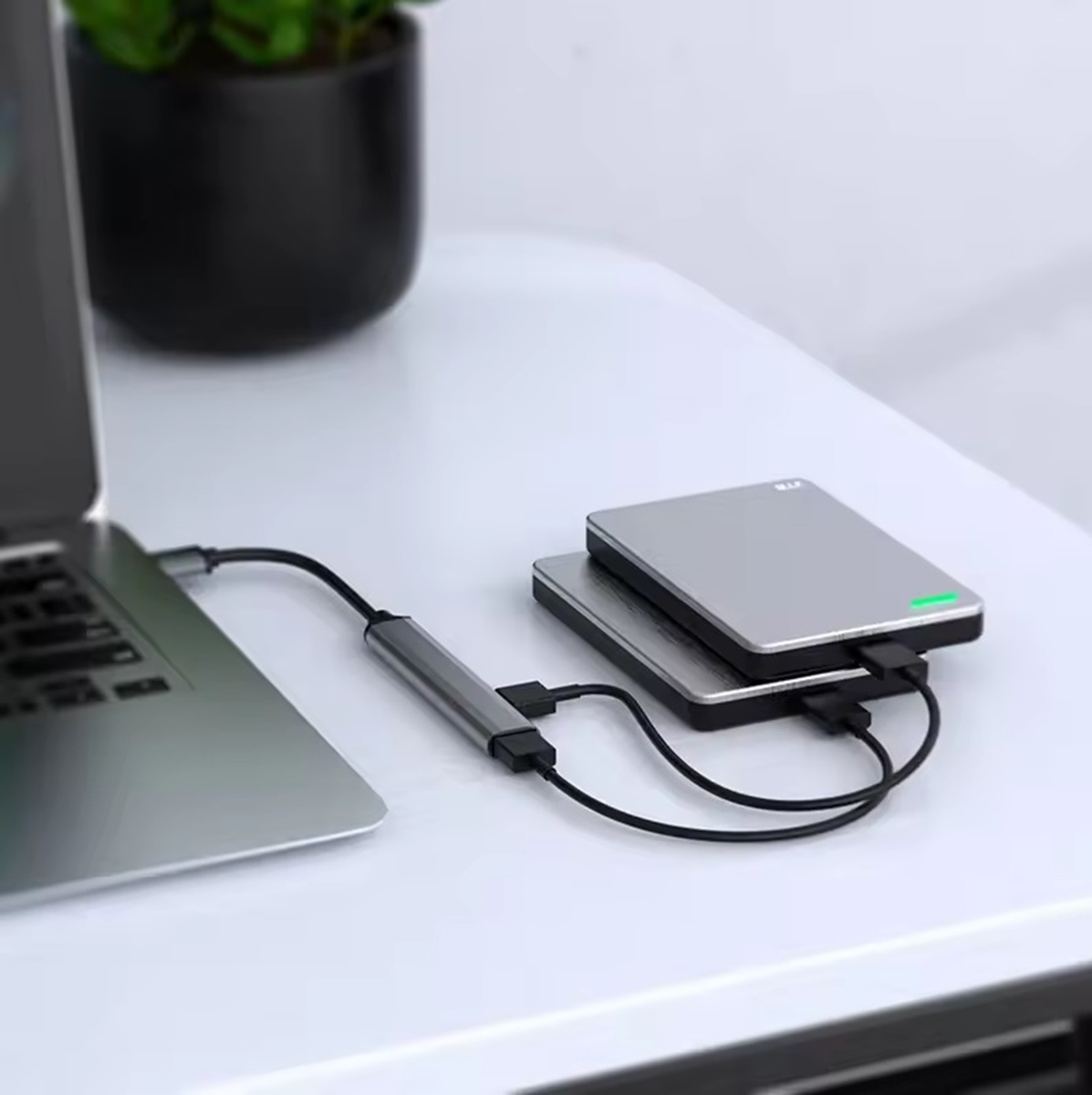 Usb šakotuvas 7 portai 1x3.0 ir 6x2.0