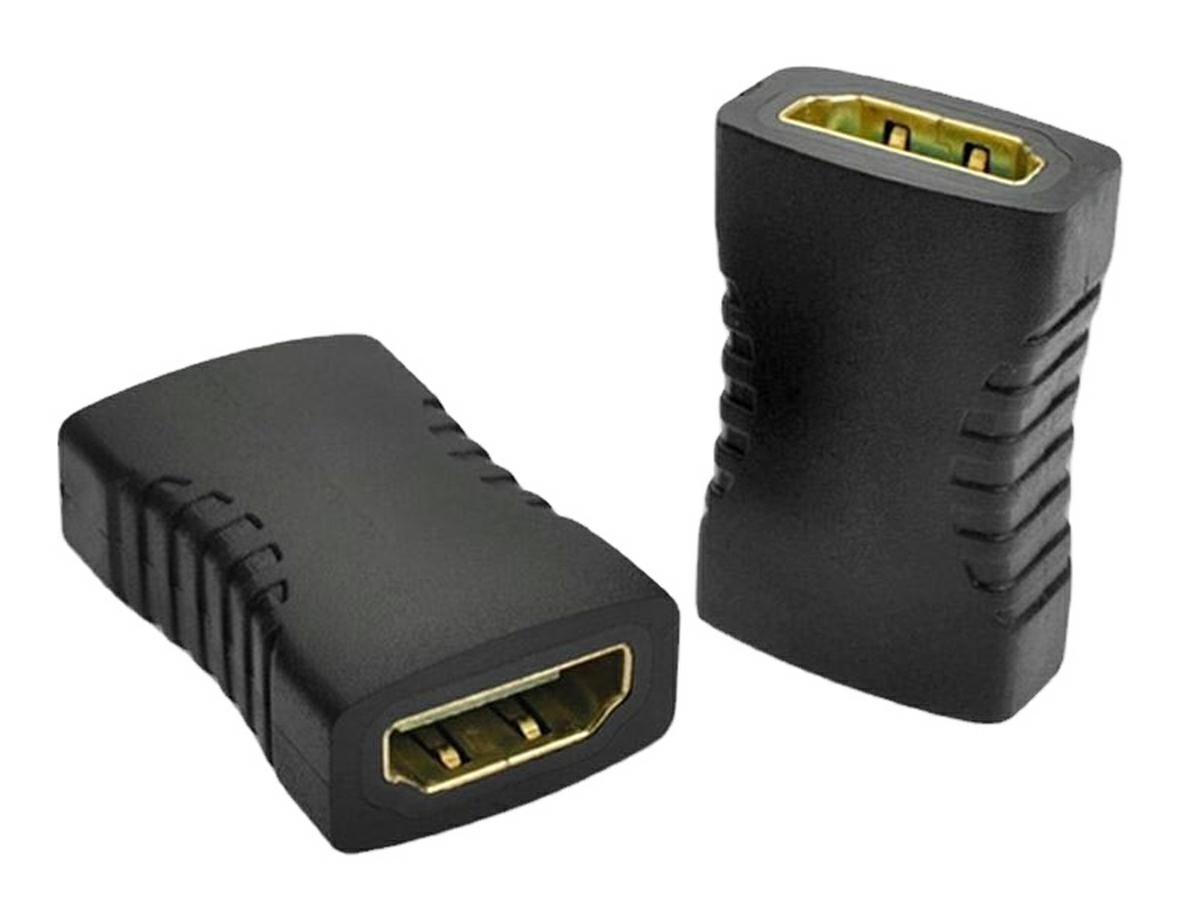 Hdmi adapteris, hdmi female į female, auksiniai kontaktai