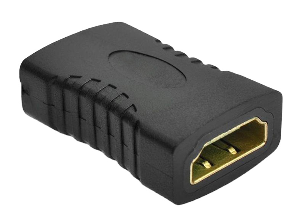 Hdmi adapteris, hdmi female į female, auksiniai kontaktai