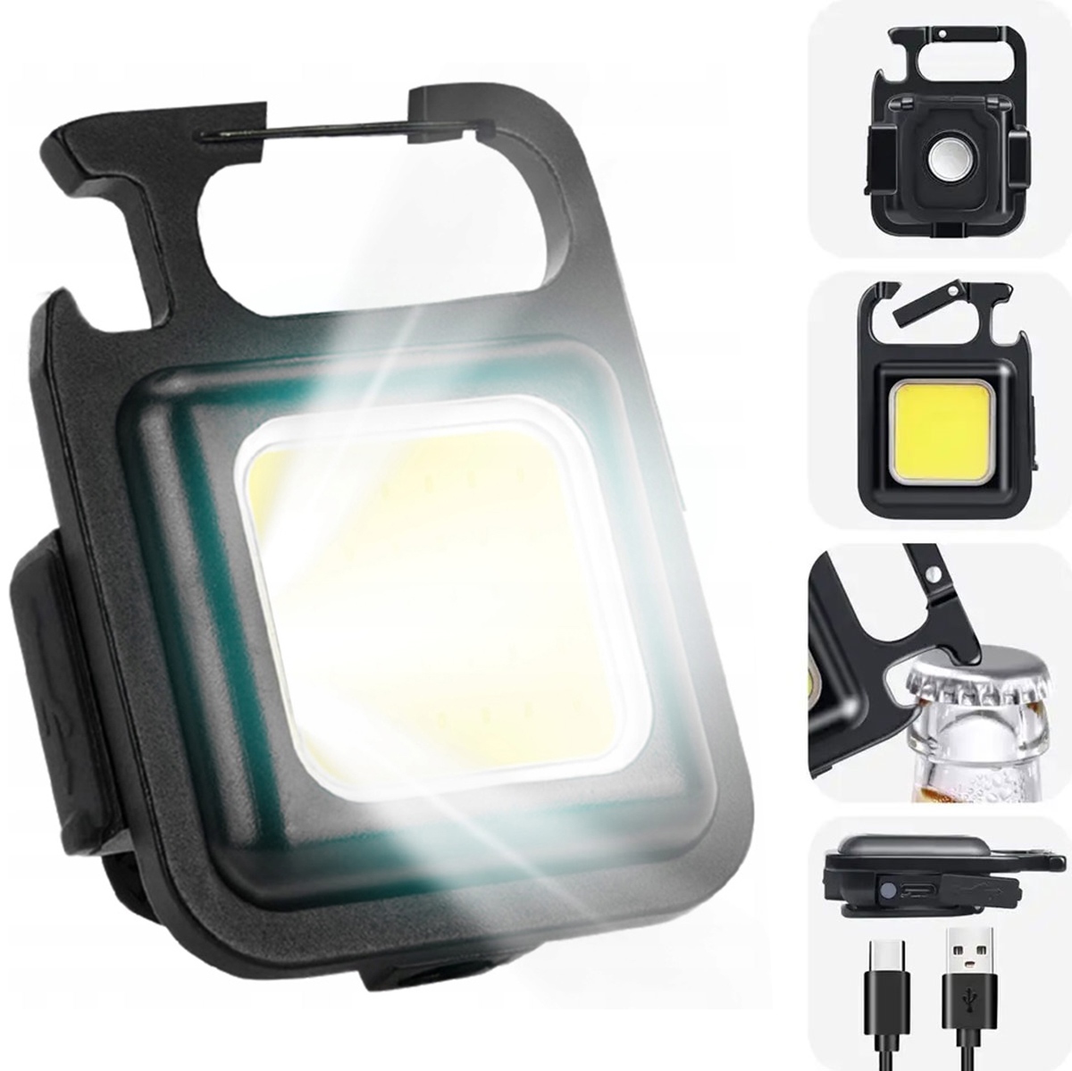 Led žibintuvėlis su cob diodais, zd100