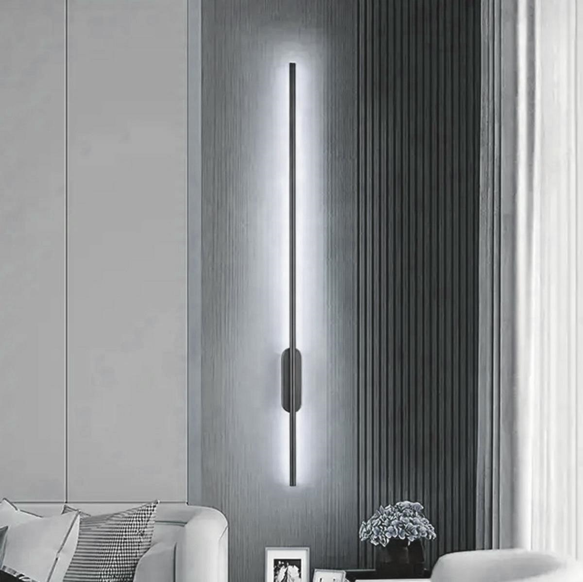 Led sieninis šviestuvas zd134a, 60 cm, 6000k