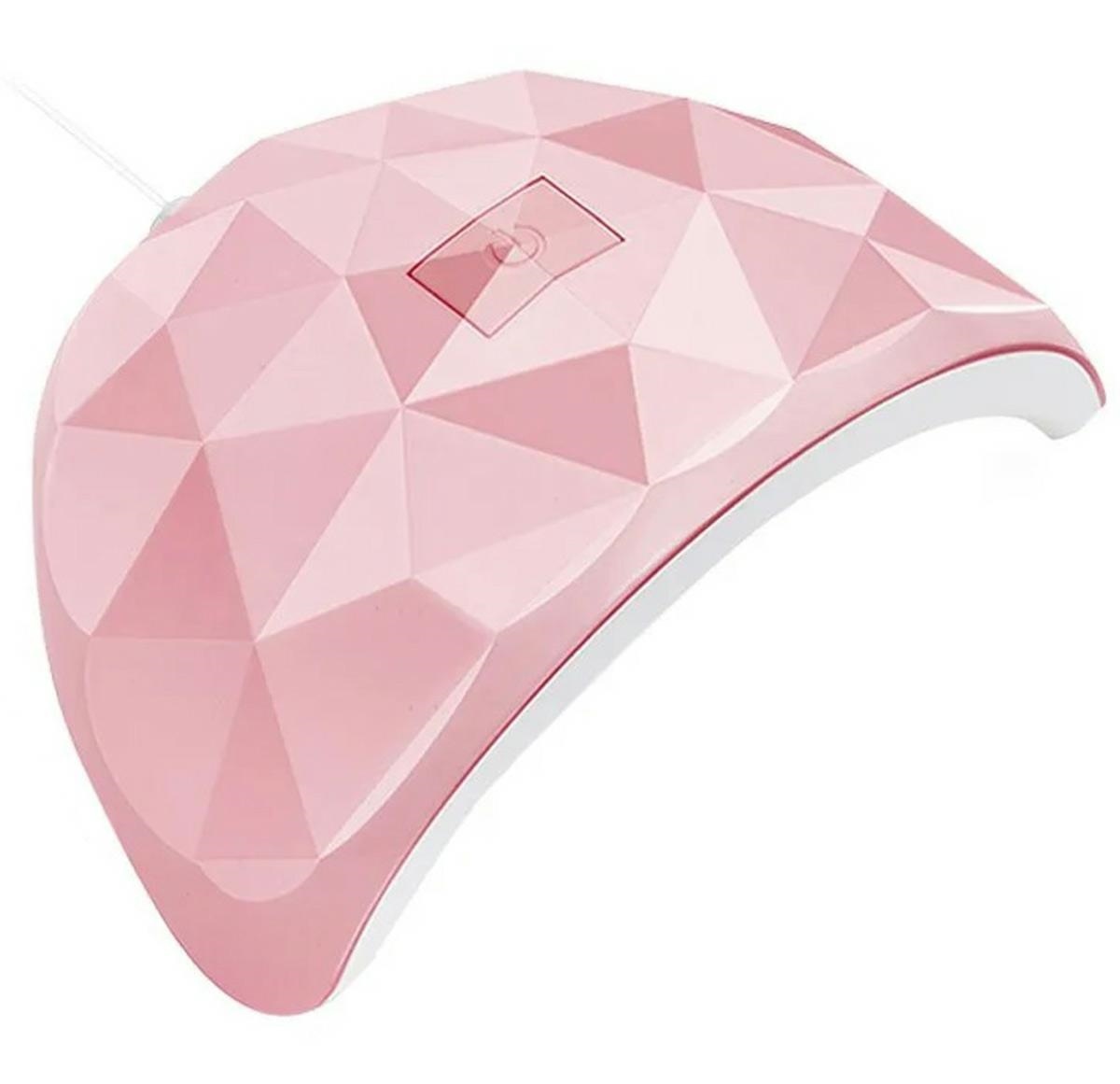 Uv led lempa 54w, rožinė