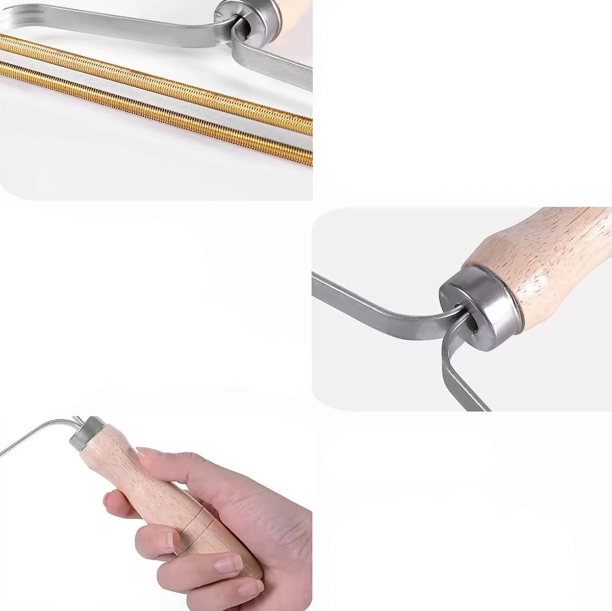 Kompaktiška pūkų šalinimo priemonė su plieniniais ašmenimis, 16 cm 2