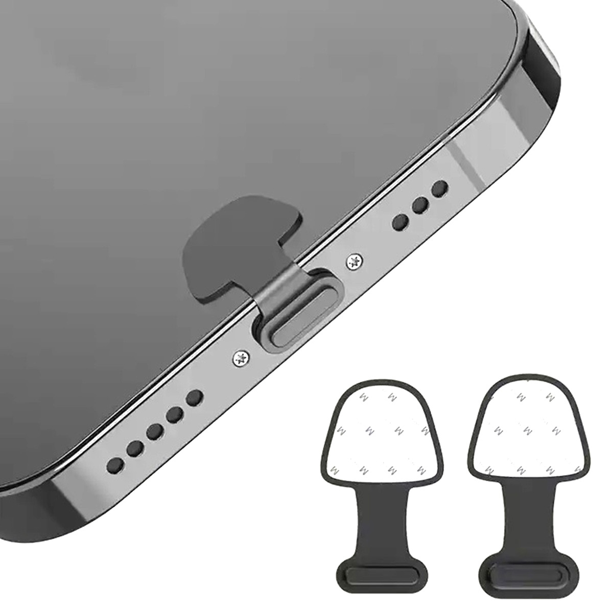 Usb-c jungties apsauga, 4 mm, juoda