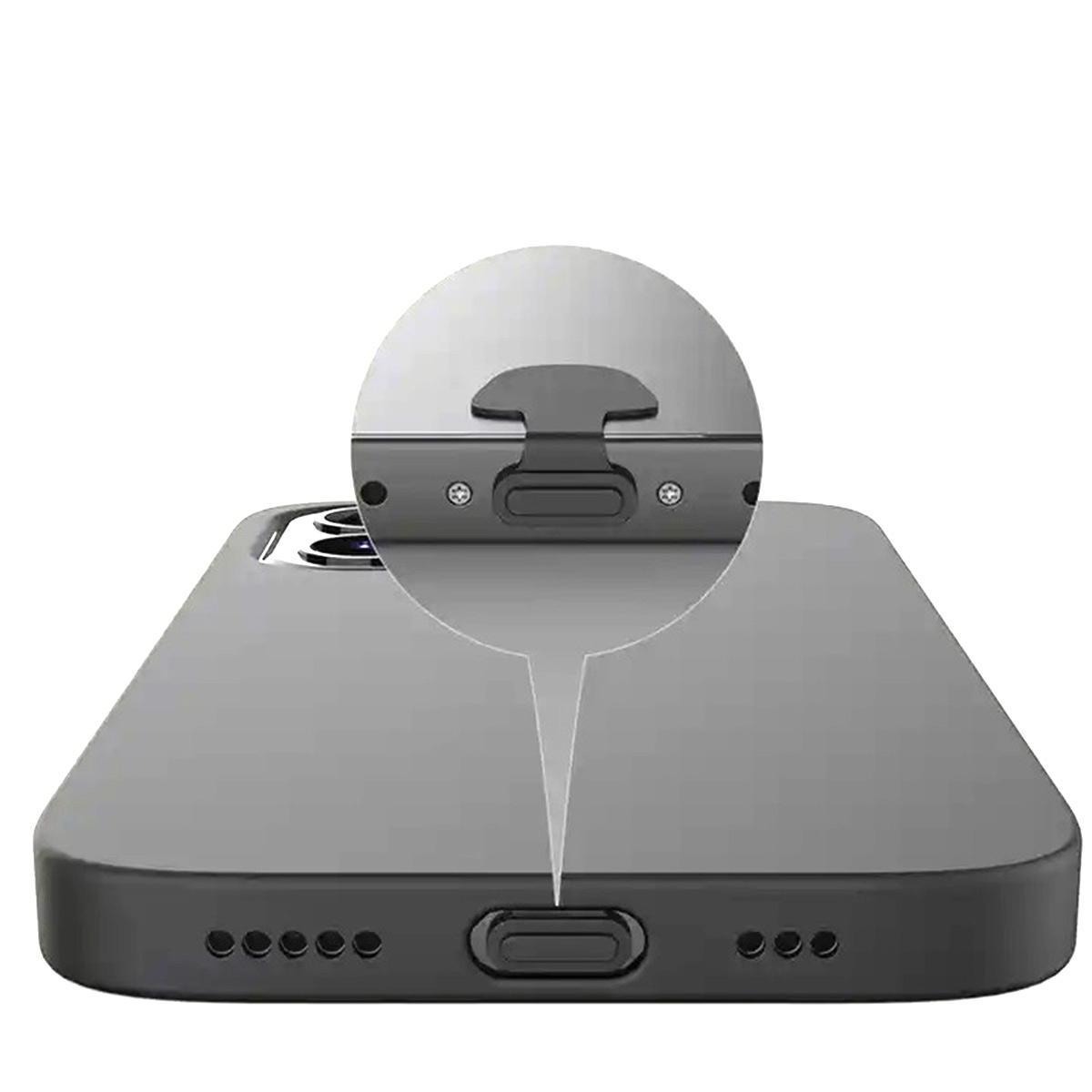 Usb-c jungties apsauga, 4 mm, juoda 3