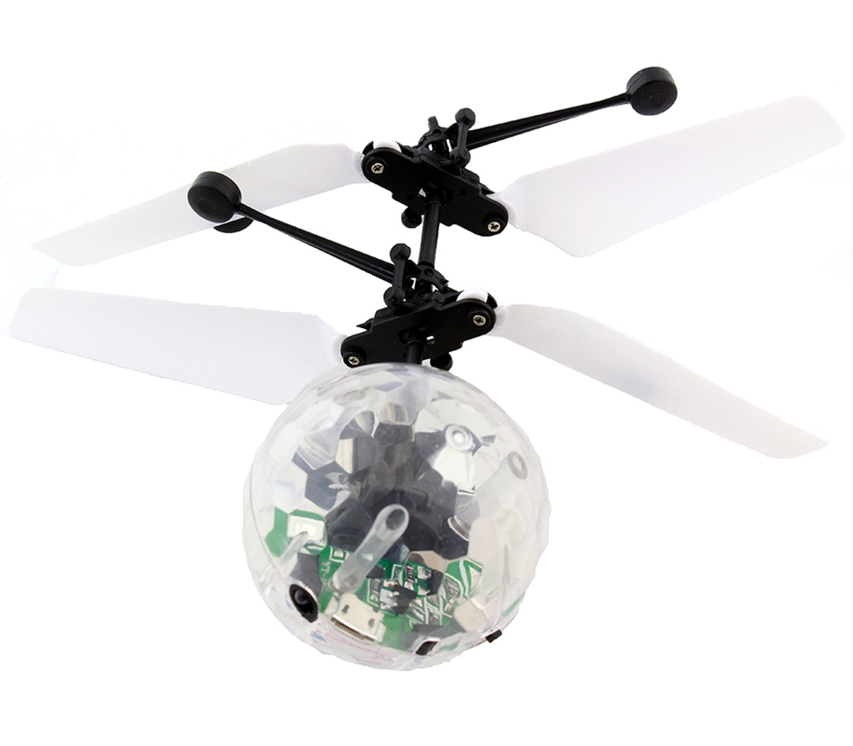 Skraidantis burbulas valdomas delnu flash aerocraft