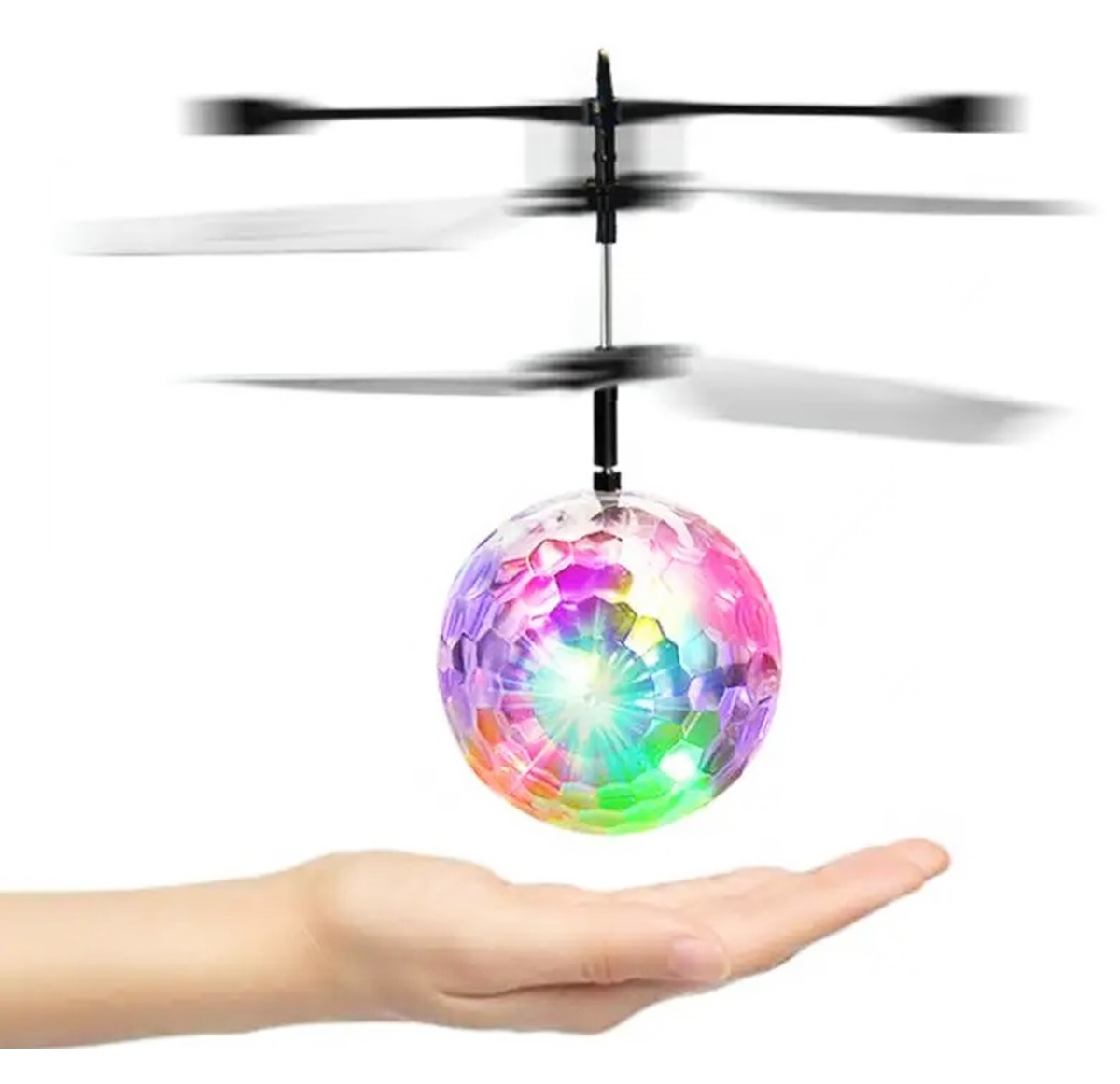 Skraidantis burbulas valdomas delnu flash aerocraft