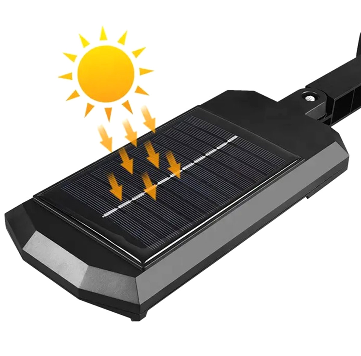 Saulės šviestuvas led 300w su judesio ir prietemos davikliu