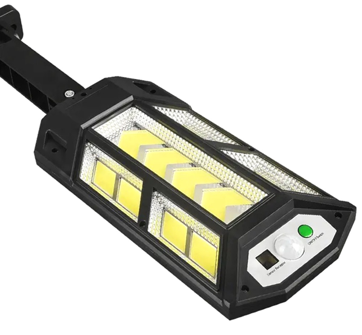Saulės šviestuvas led 300w su judesio ir prietemos davikliu