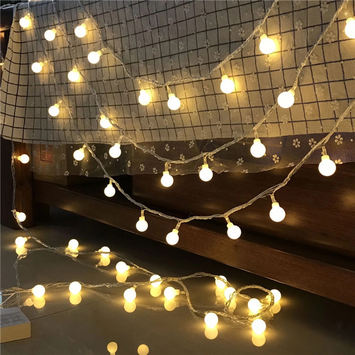 Lauko girlianda su led lemputėmis, 10 m