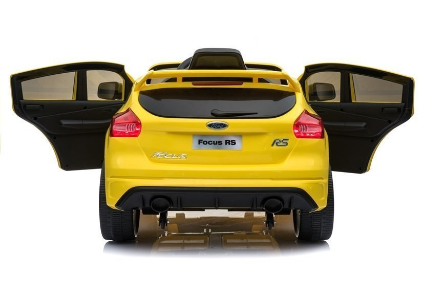 Elektromobilis vaikams ford focus rs, geltonas
