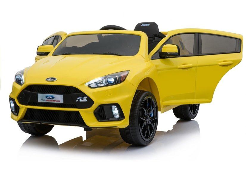 Elektromobilis vaikams ford focus rs, geltonas
