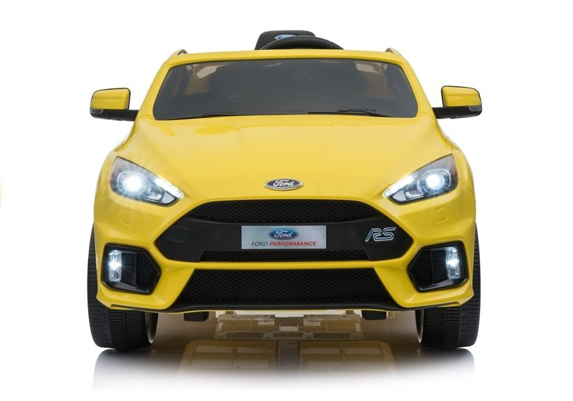 Elektromobilis vaikams ford focus rs, geltonas