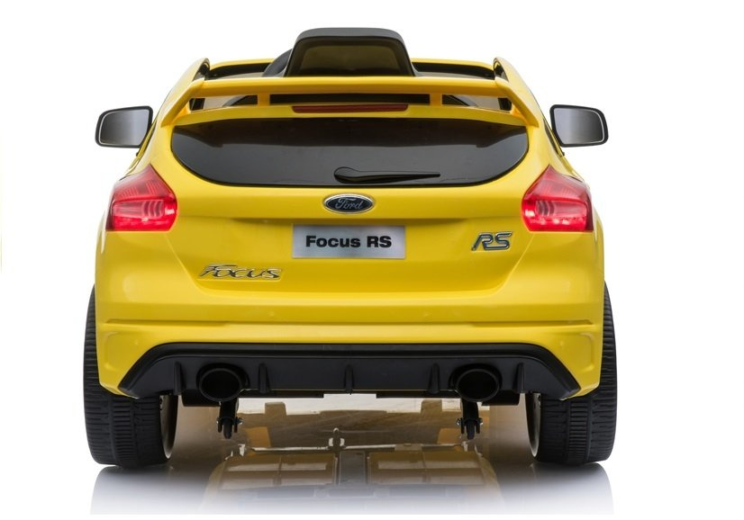 Elektromobilis vaikams ford focus rs, geltonas