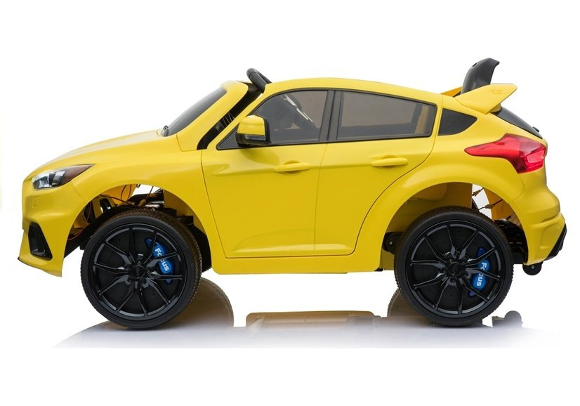 Elektromobilis vaikams ford focus rs, geltonas