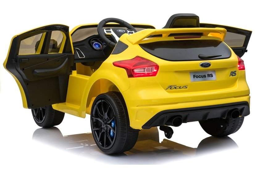 Elektromobilis vaikams ford focus rs, geltonas