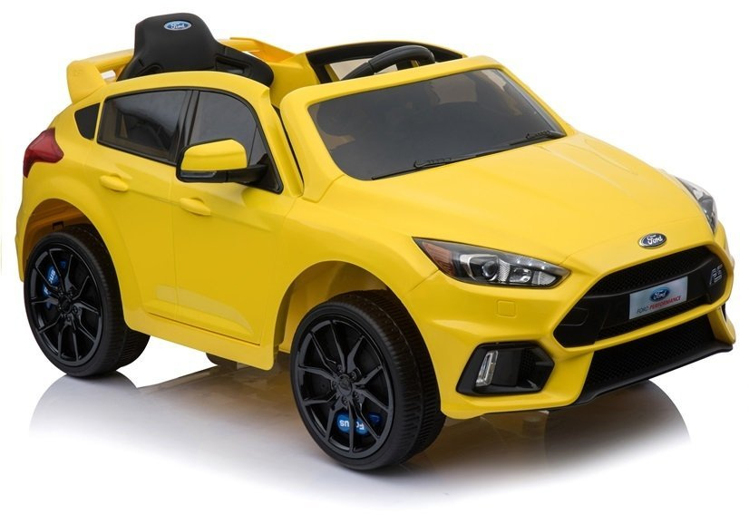 Elektromobilis vaikams ford focus rs, geltonas