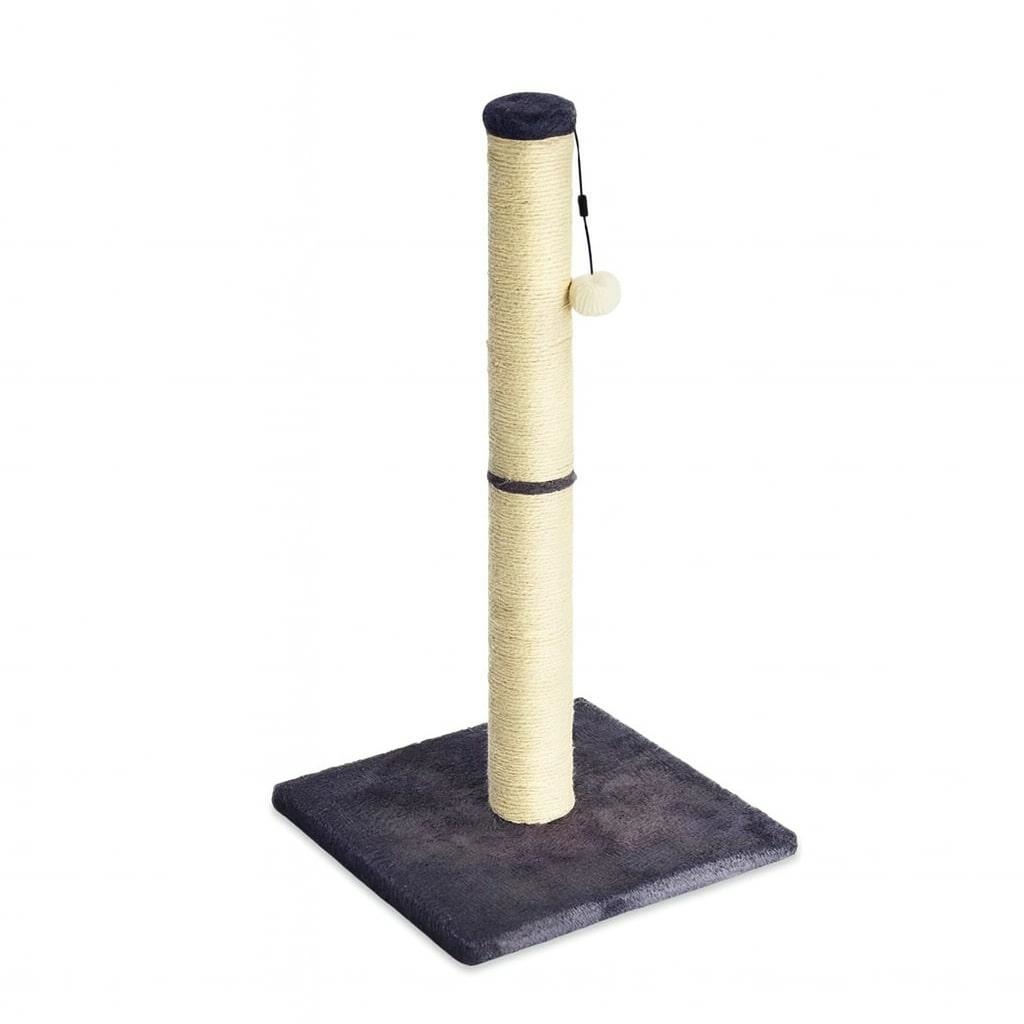 Katės draskyklė su sizalio stulpu ir žaislu, 74 cm