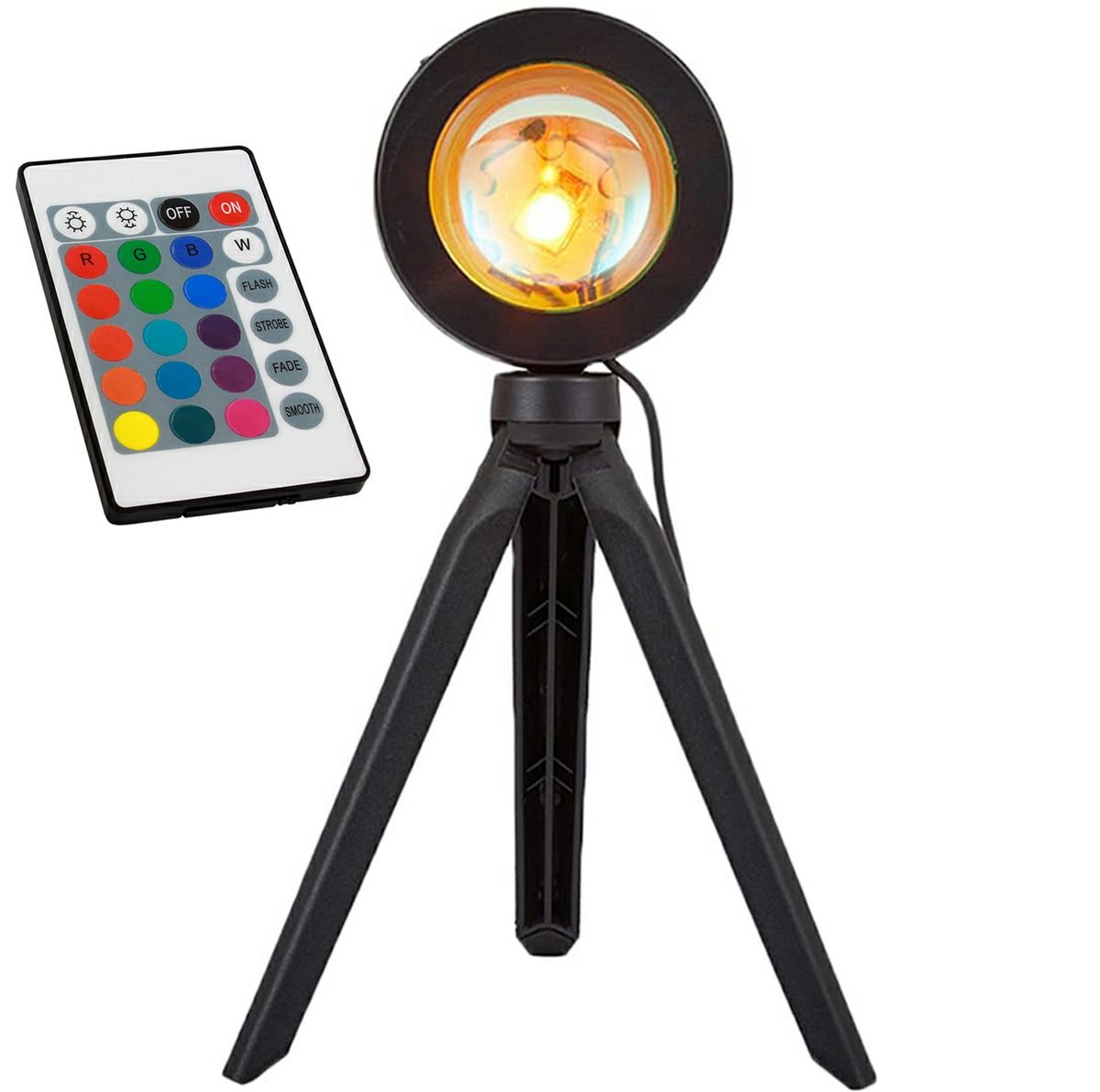 Led lempa su saulėlydžio efektu, usb, 3,5w