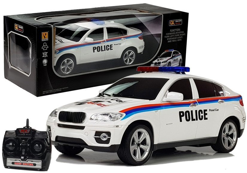 Policijos automobilis su nuotolinio valdymo pultu 1:14