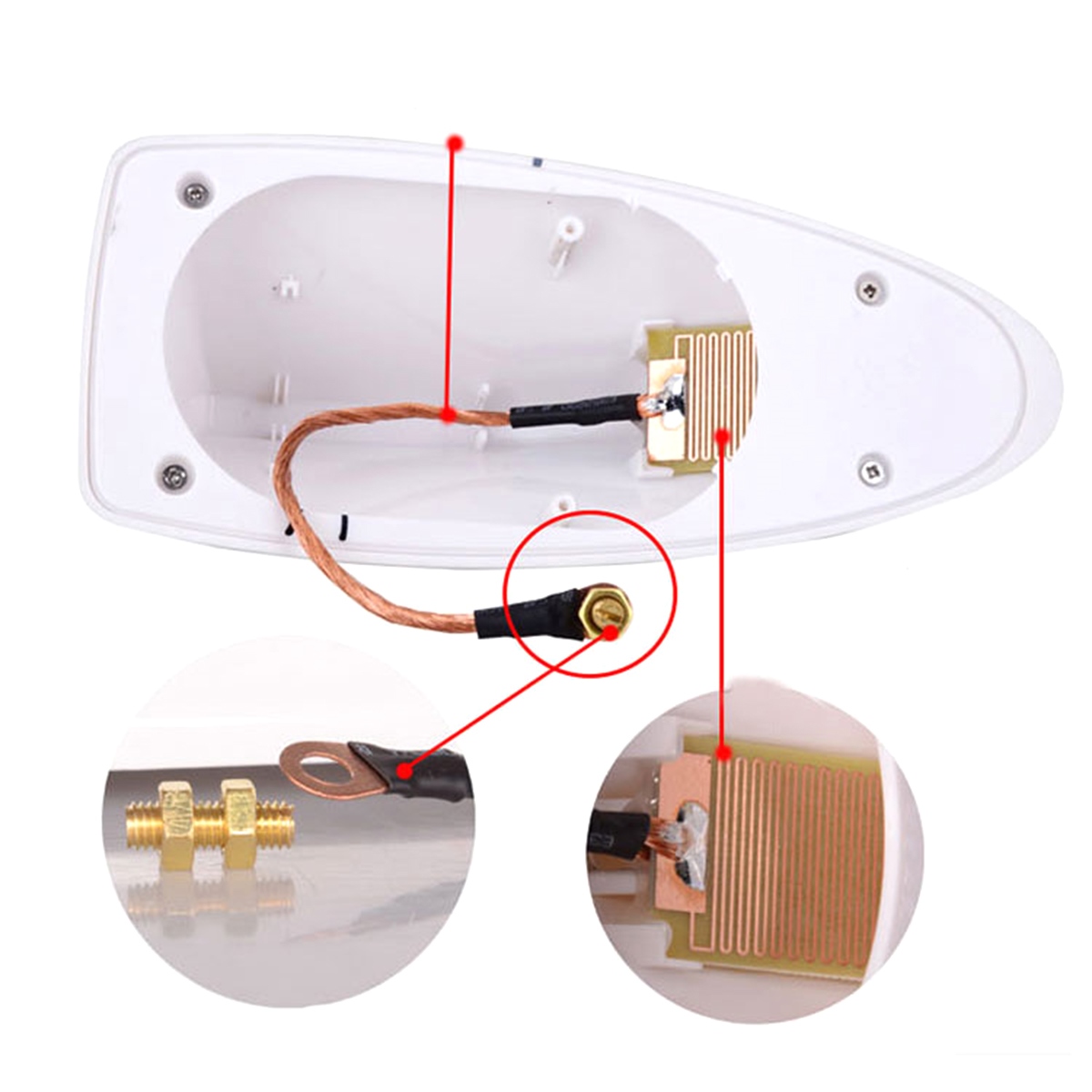 Automobilinė antena ak322a am-fm, juoda