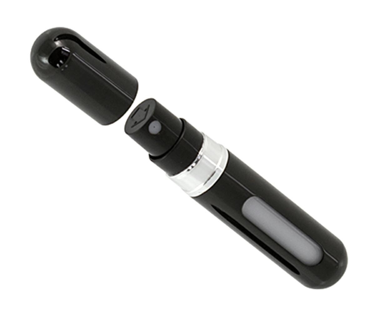 Kelioninis kvepalų purkštuvas 5 ml, juodas