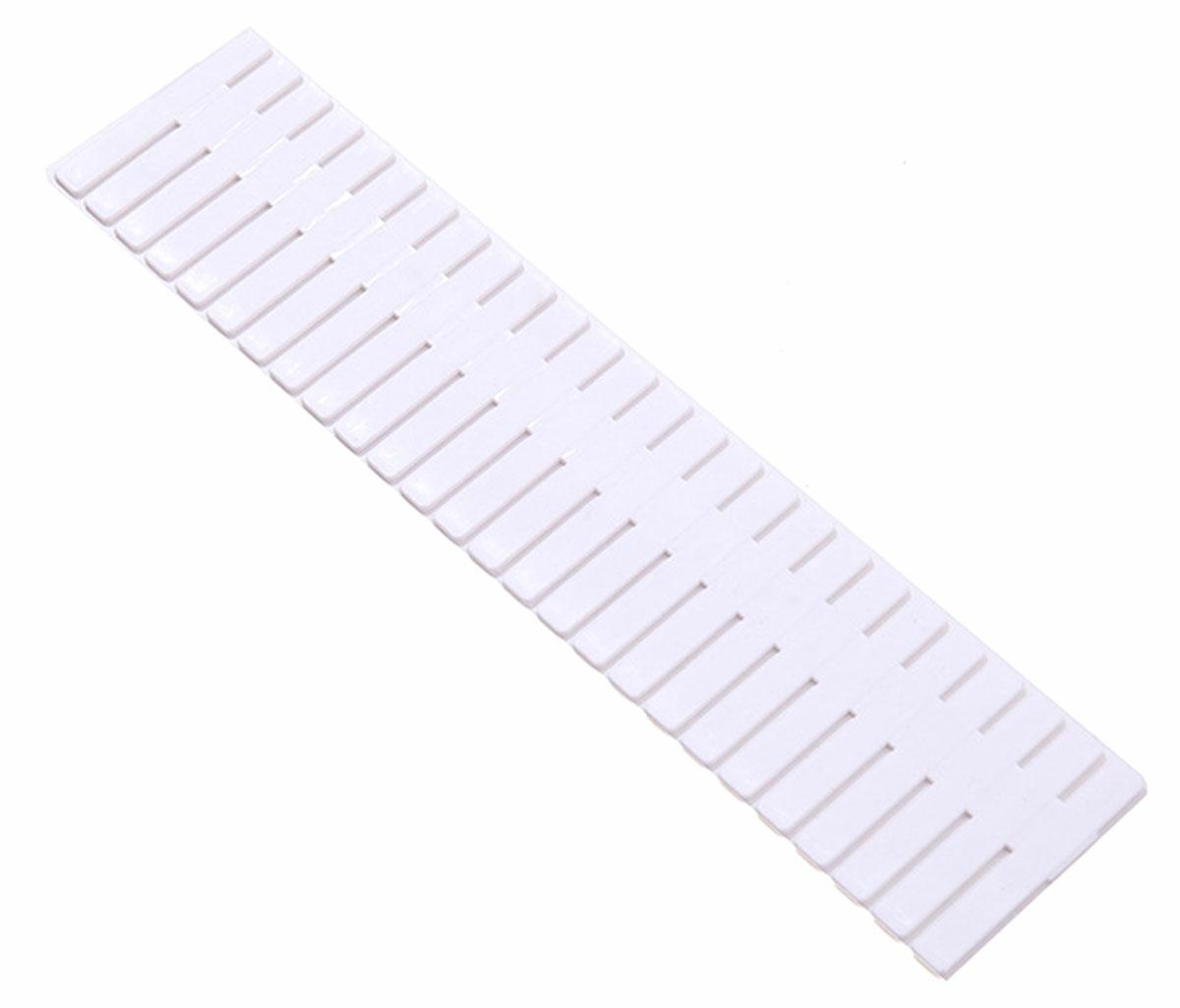 Plastikinis stalčių organizatorius, 5 dalių, baltas