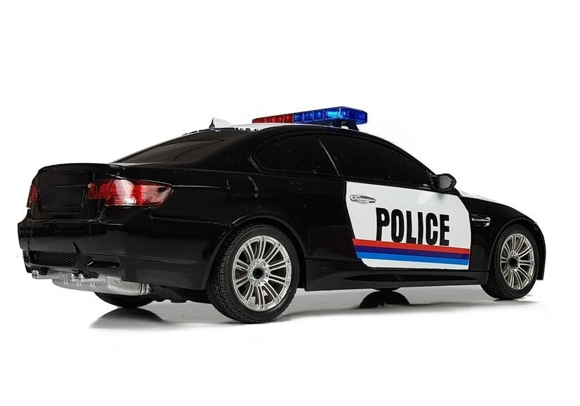 Policijos automobilis su nuotolinio valdymo pultu 1:18