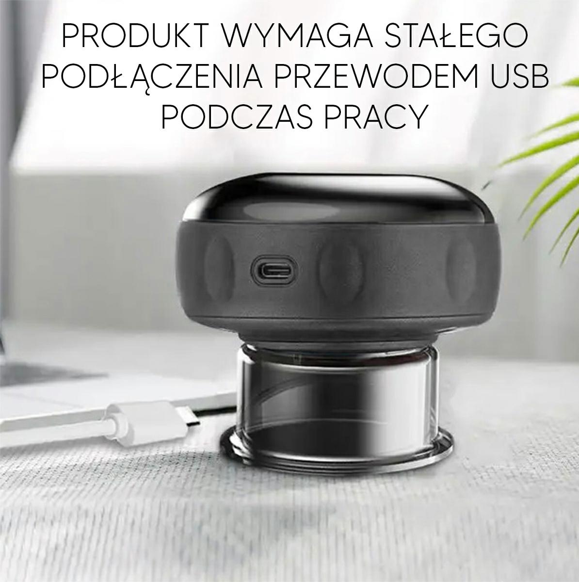 Elektrinė masažinė vakuuminė taurė