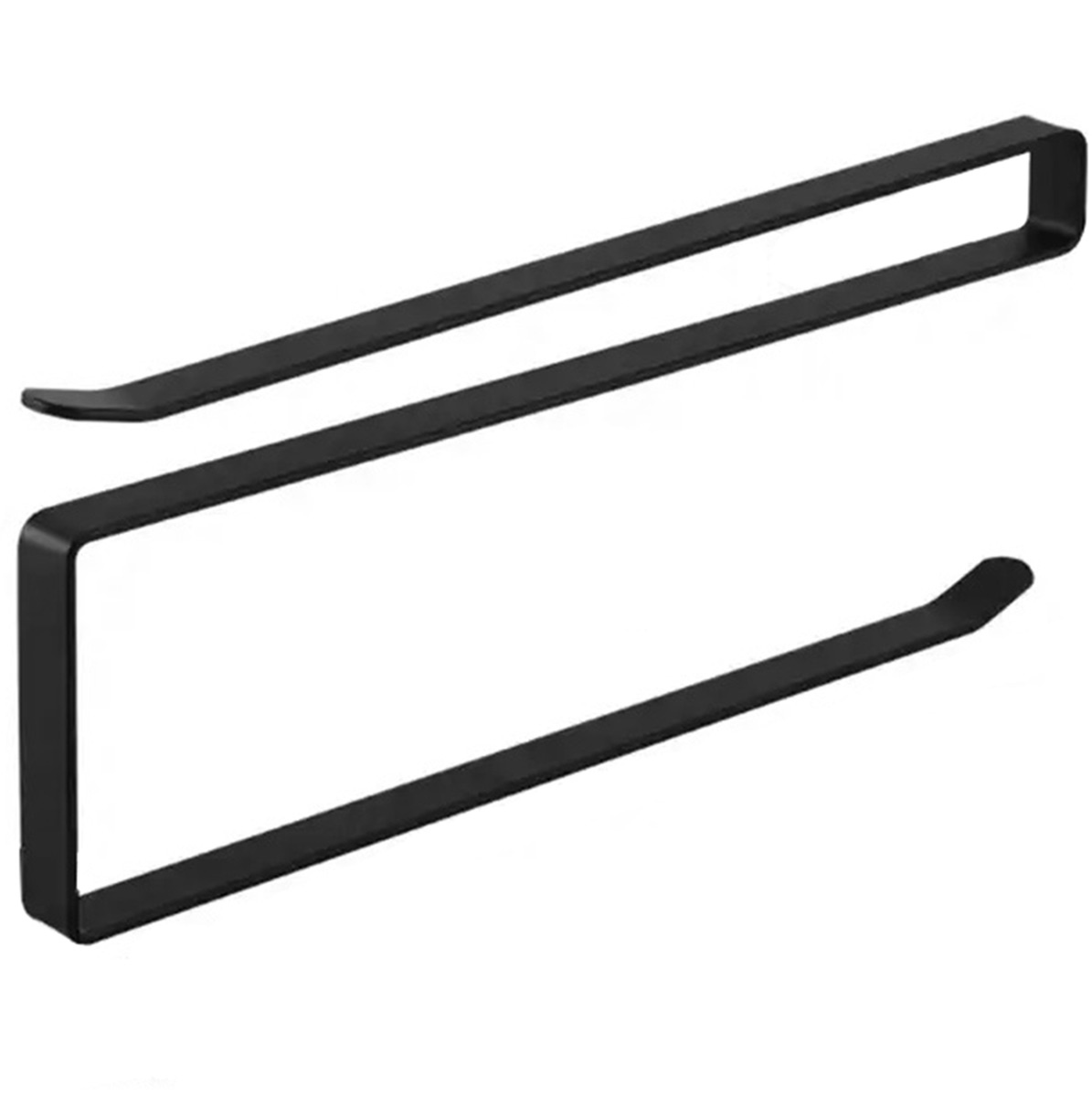 Metalinis popierinių rankšluosčių laikiklis, juodas, 26,5 cm