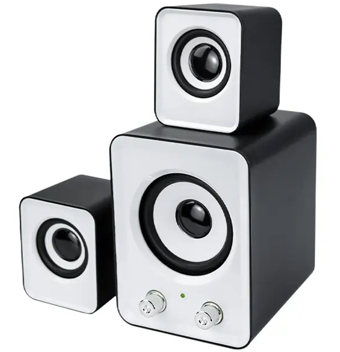 Garsiakalbiai zs35b 2.1 su usb maitinimu, balti