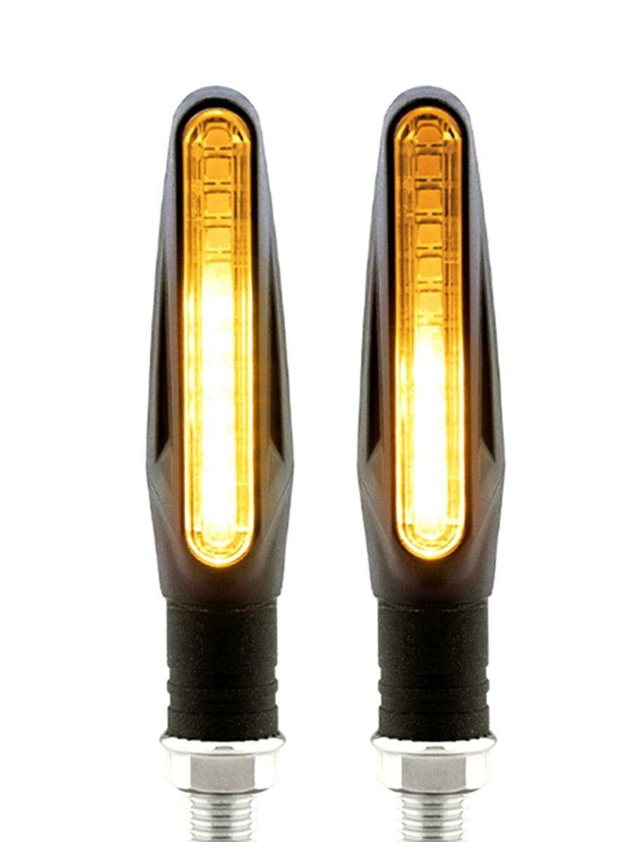 Led posūkio signalai motociklams, 12x led, dinamiški, 2 vnt.