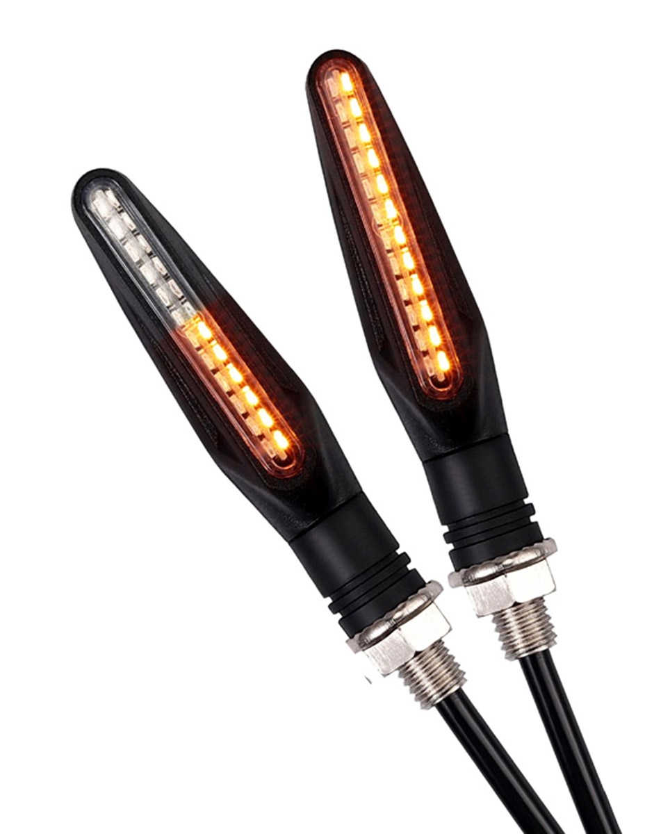 Led posūkio signalai motociklams, 12x led, dinamiški, 2 vnt. 1