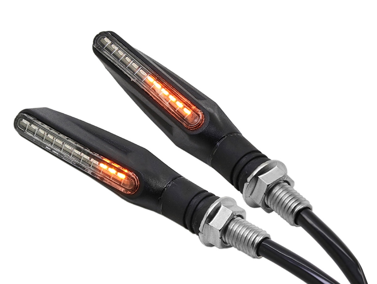 Led posūkio signalai motociklams, 12x led, dinamiški, 2 vnt. 3