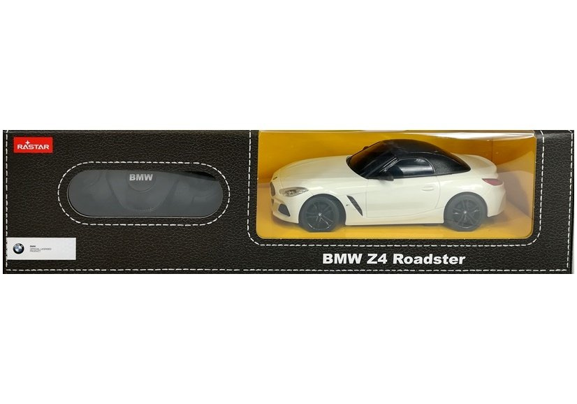 Nuotoliniu būdu valdomas bmw z4 roadster automobilis, baltas
