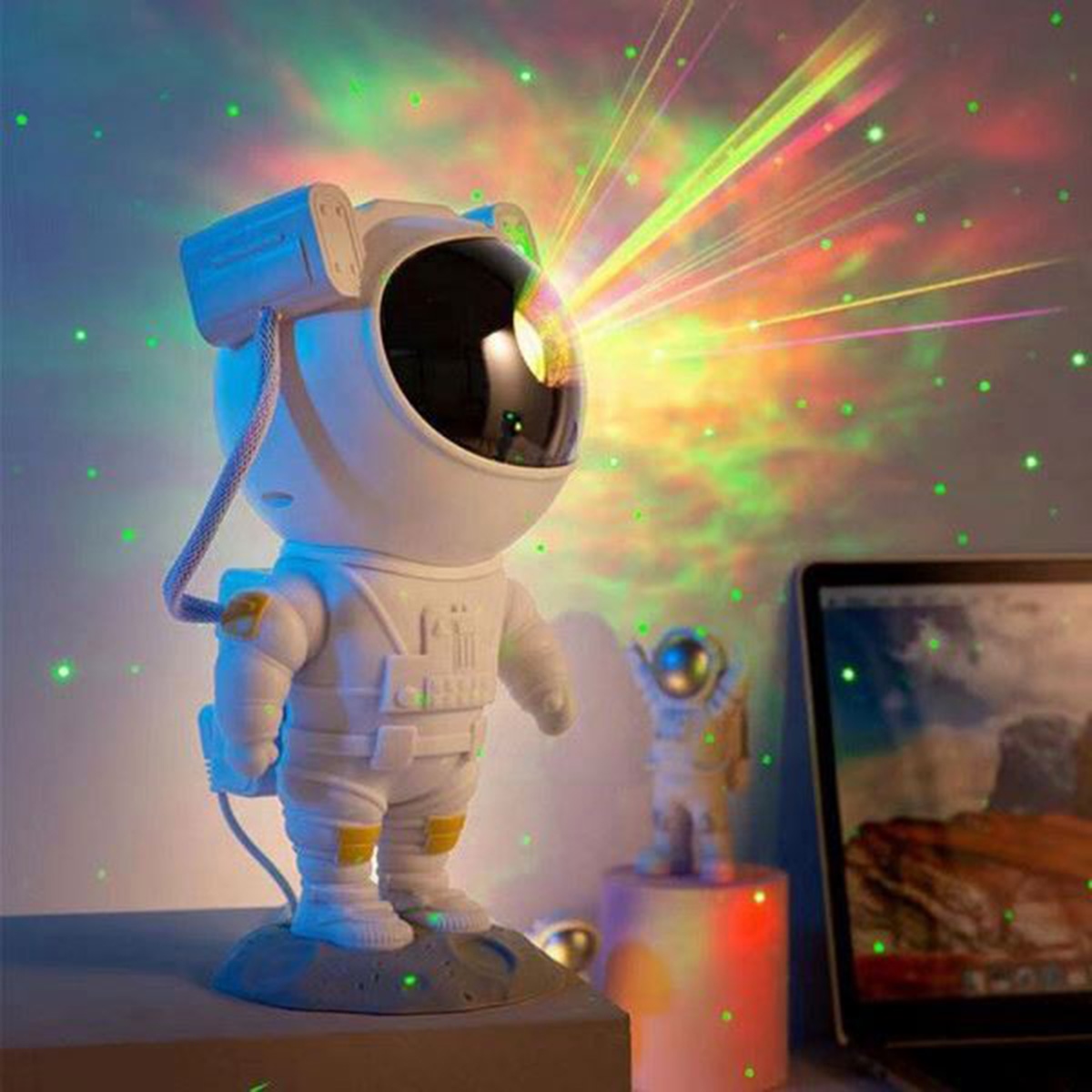 Astronauto formos led žvaigždžių projektorius