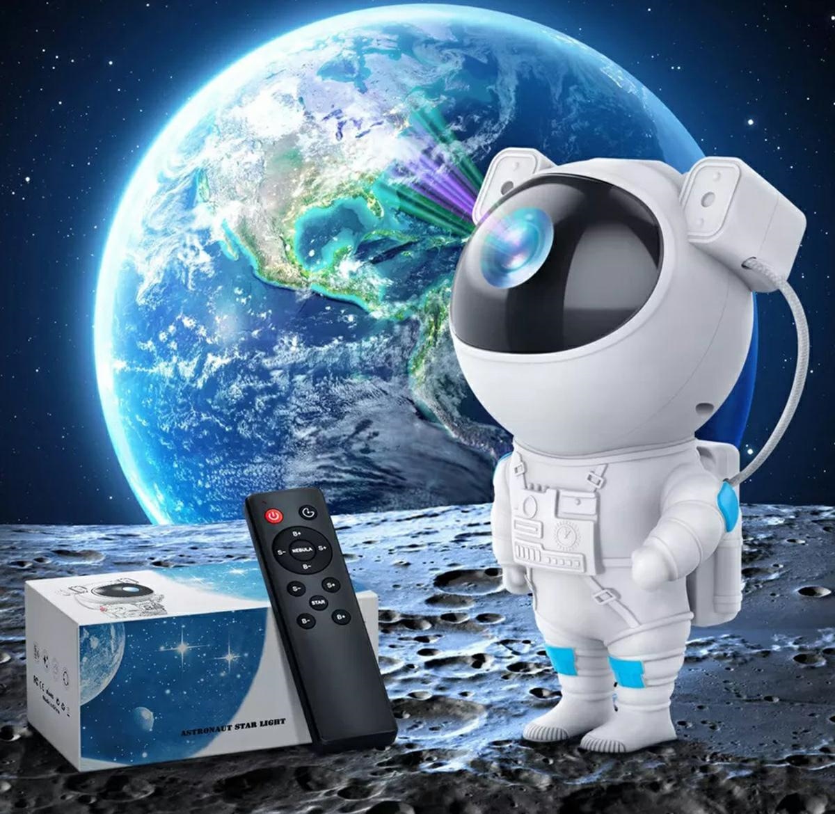 Astronauto formos led žvaigždžių projektorius