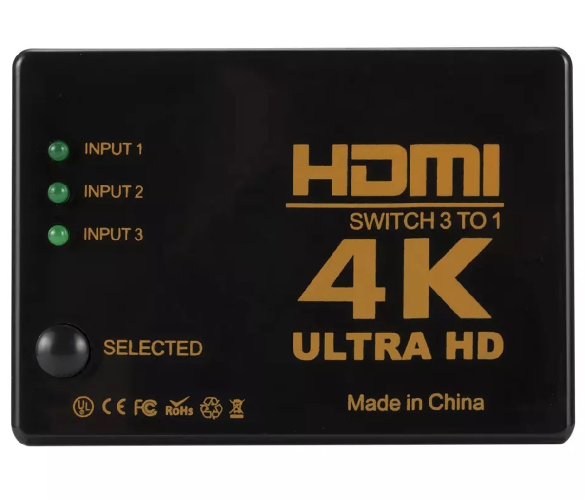 Hdmi jungiklis hd28d su nuotolinio valdymo pultu