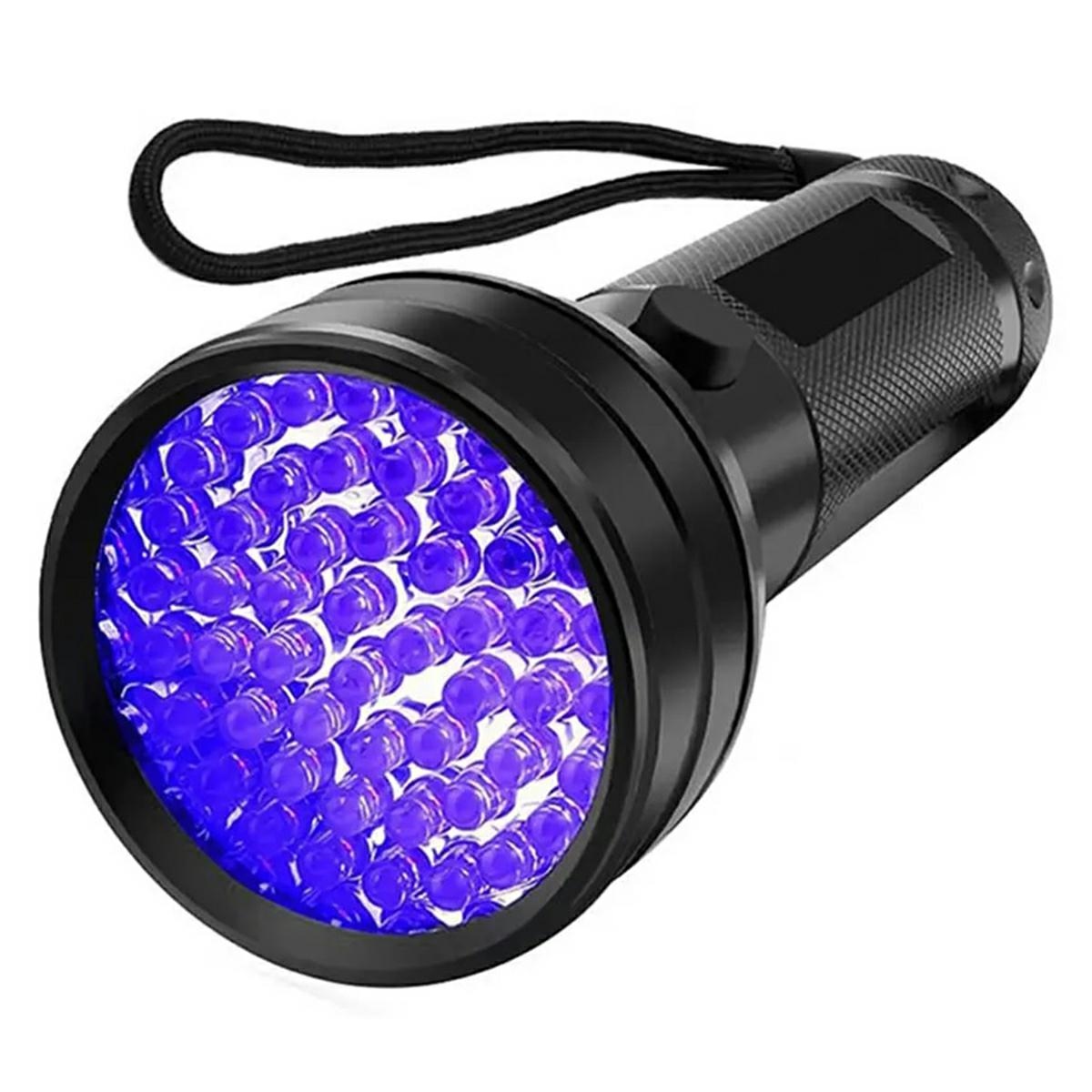 Taktinis uv žibintuvėlis zd152, 395 nm, 51 led