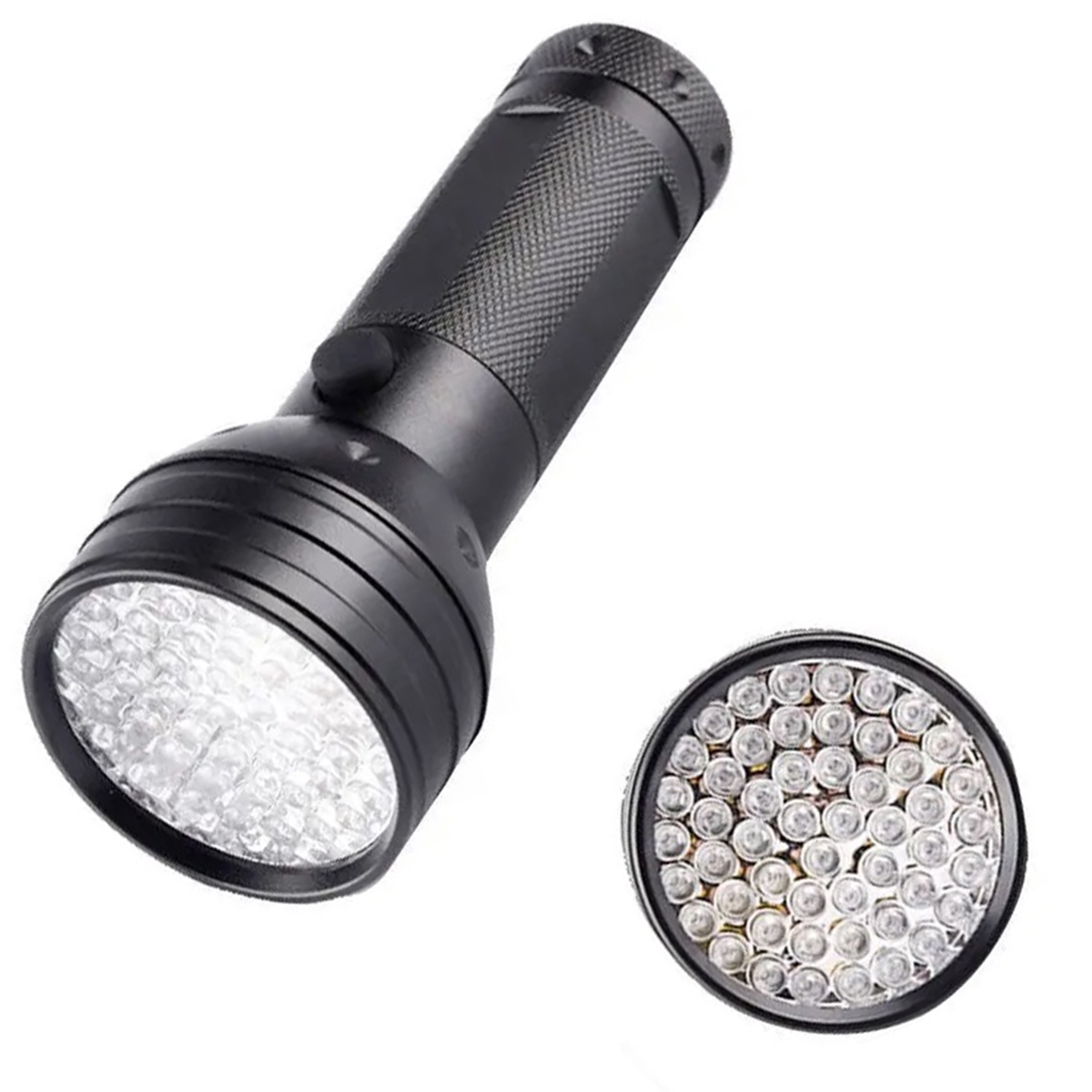 Taktinis uv žibintuvėlis zd152, 395 nm, 51 led