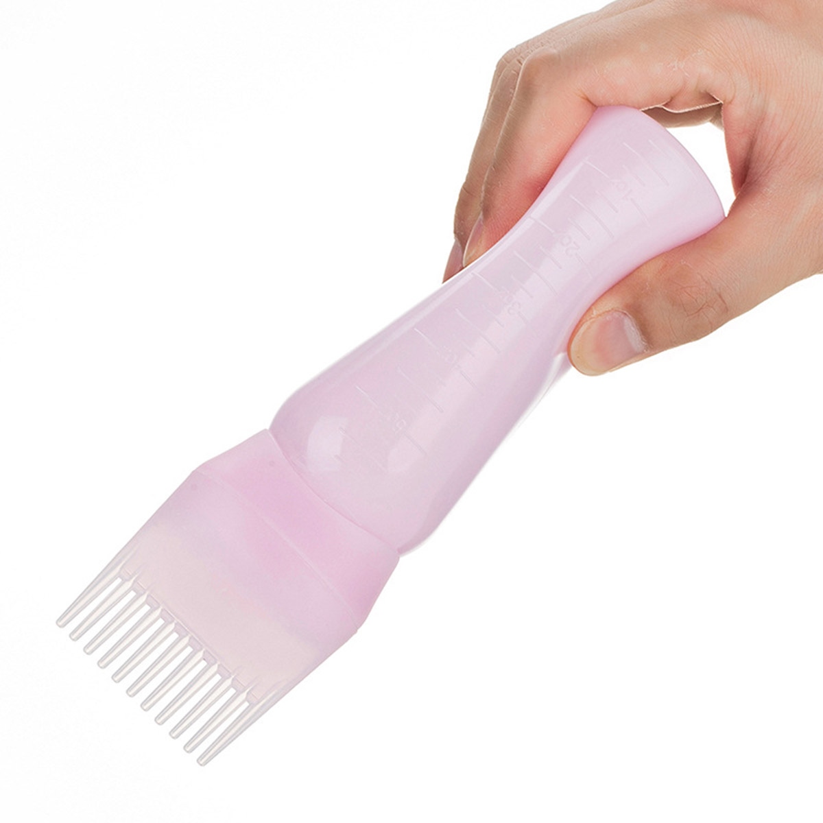 Butelis su šukomis dažams ir kondicionieriams 150 ml