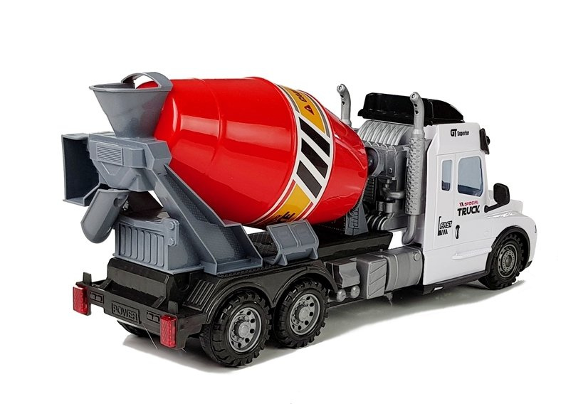 Žaislinė betono maišyklė su pulteliu lean toys